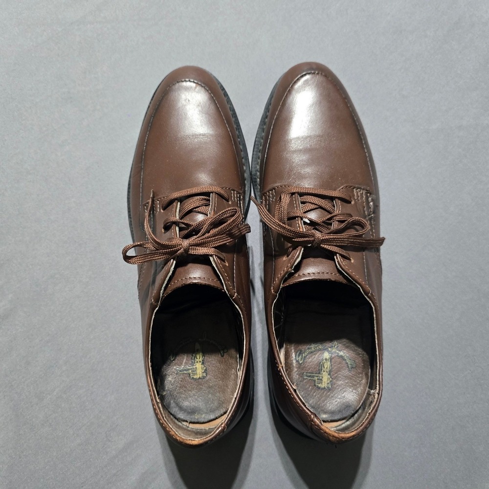 Executive Imperial Oxford Shoes Men 11 B Brown Leather Lace Up Dress